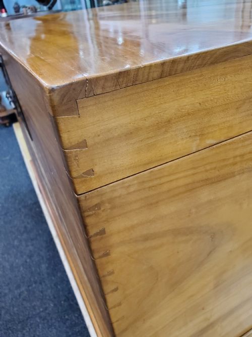 CHINESE CAMPHOR TRUNK ON STAND C1920S - ADDITIONAL PHOTO 10