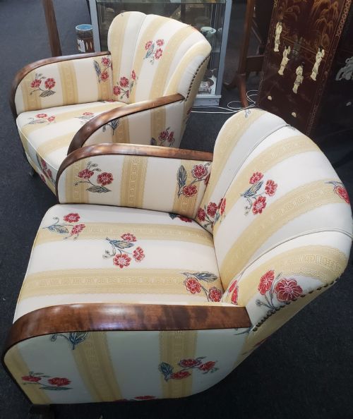 PAIR SCANDINAVIAN ART DECO BENTWOOD CHAIRS C1930 - ADDITIONAL PHOTO 2