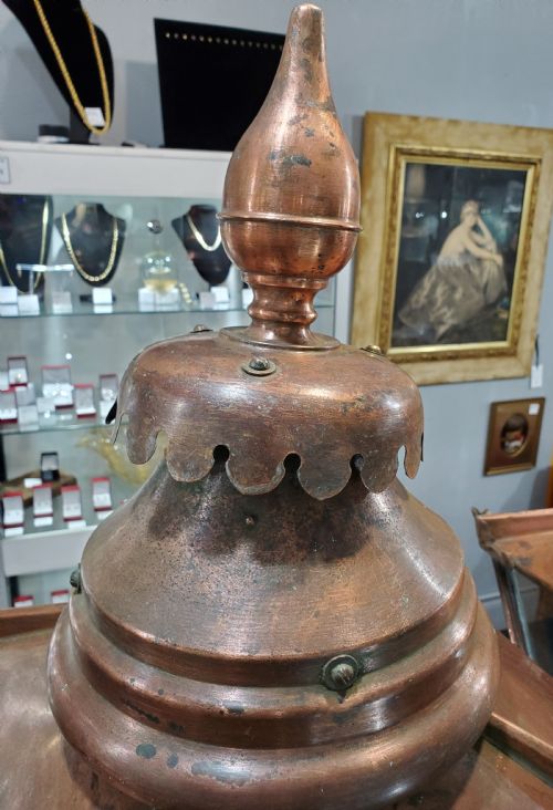 PAIR LATE VICTORIAN COPPER LANTERNS CHELSEA C1900 - ADDITIONAL PHOTO 2