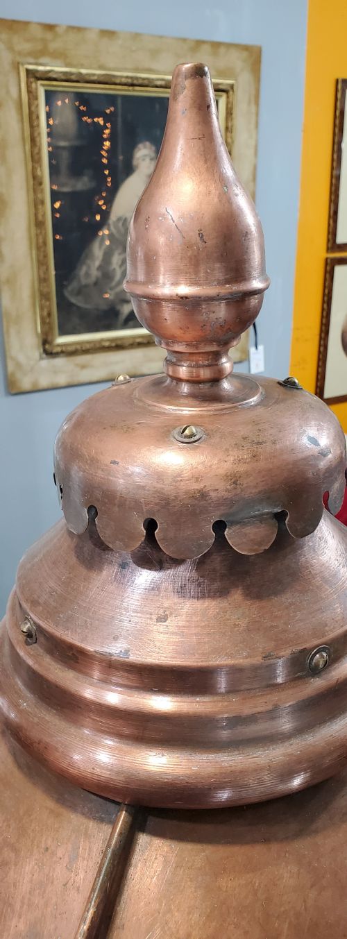 PAIR LATE VICTORIAN COPPER LANTERNS CHELSEA C1900 - ADDITIONAL PHOTO 5