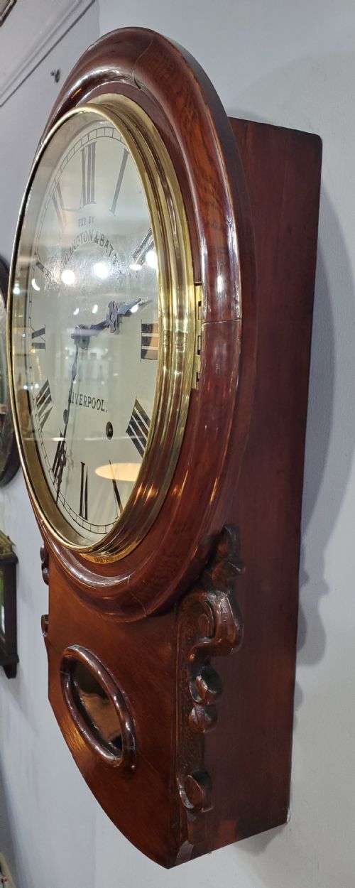 WALL CLOCK PENLINGTON BATTY 19TH CENTURY - ADDITIONAL PHOTO 2