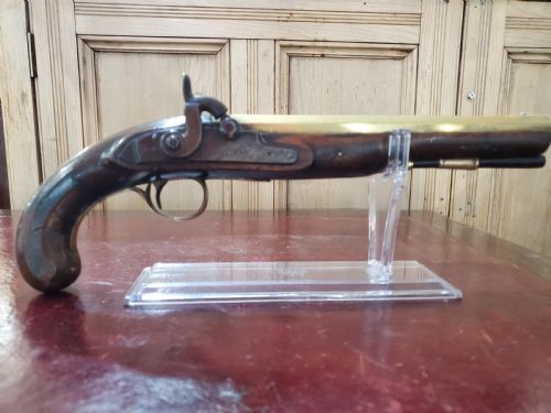 ENGLISH OFFICER'S PERCUSSION HOLSTER PISTOL C1800 - ADDITIONAL PHOTO 11