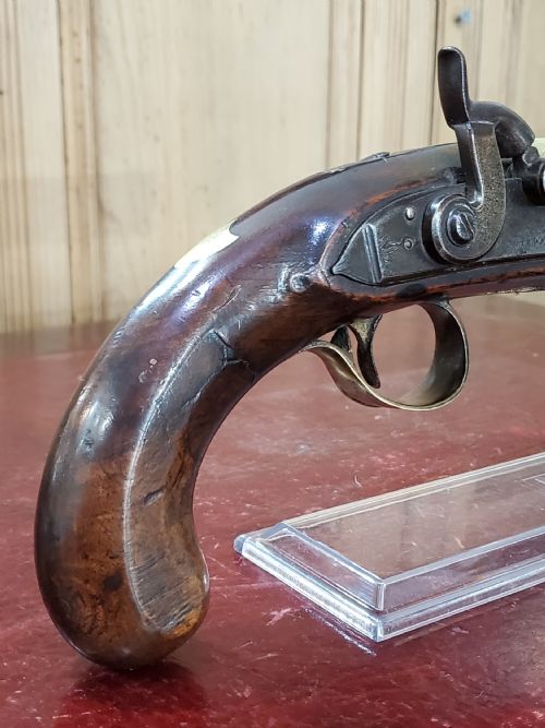 ENGLISH OFFICER'S PERCUSSION HOLSTER PISTOL C1800 - ADDITIONAL PHOTO 7
