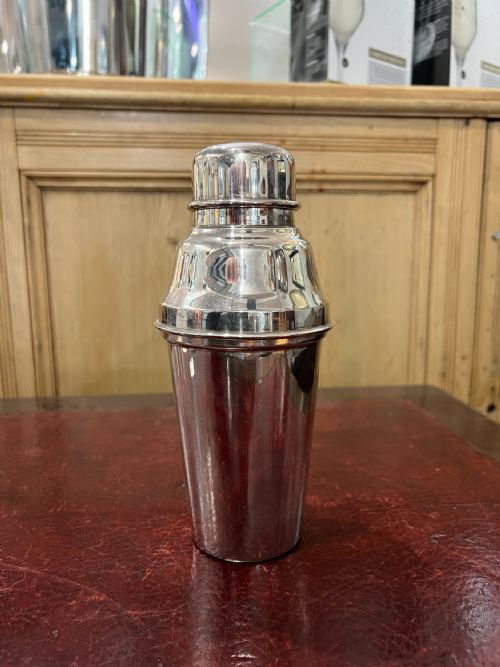 ART DECO SILVER PLATED COCKTAIL SHAKER C1930S - ADDITIONAL PHOTO 1
