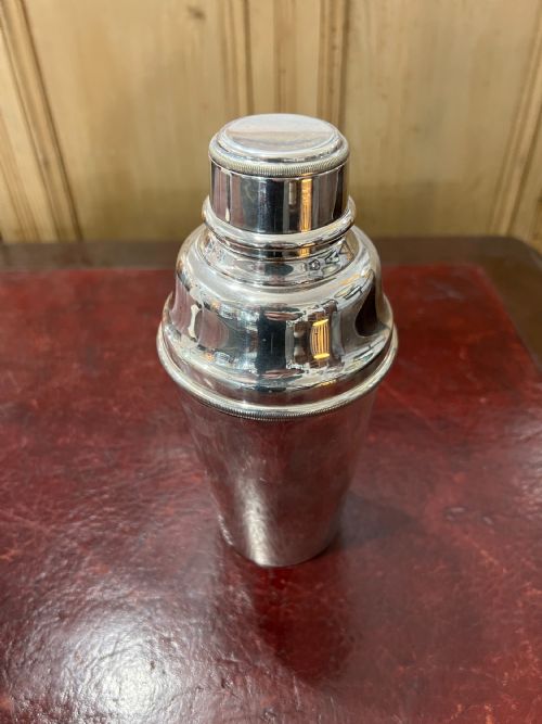 MAPPIN WEBB SILVER PLATED COCKTAIL SHAKER C1930S - ADDITIONAL PHOTO 3