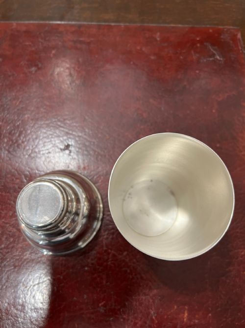 MAPPIN WEBB SILVER PLATED COCKTAIL SHAKER C1930S - ADDITIONAL PHOTO 5