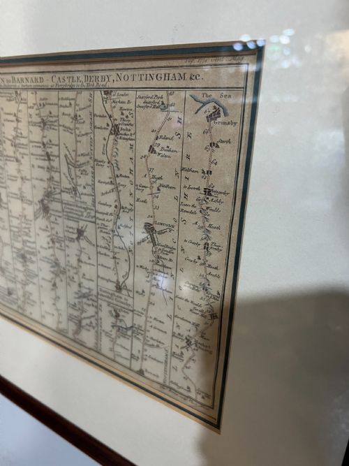 ANTIQUE MAP ROADS LEADING OUT OF LONDON DATED 1774 - ADDITIONAL PHOTO 4