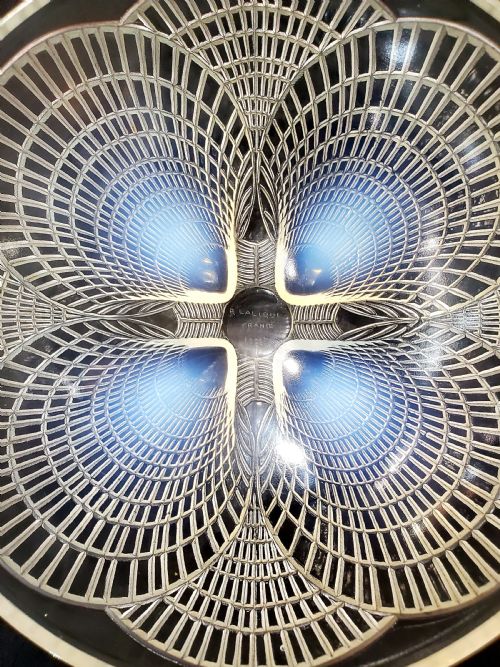 RENE LALIQUE COQUILLES FRENCH ART DECO OPALESCENT GLASS BOWL C1930 - ADDITIONAL PHOTO 6