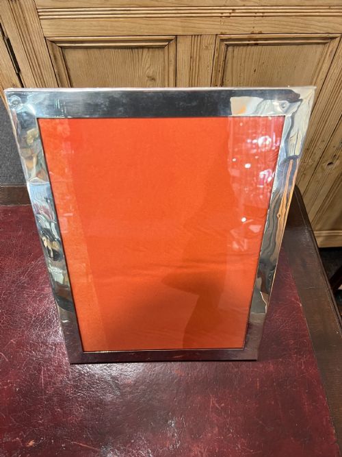A VERY LARGE SILVER PHOTO FRAME BIRMINGHAM 1923 - ADDITIONAL PHOTO 3