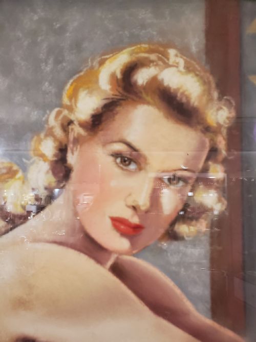 ART DECO FRENCH BALLERINA PASTEL ON BOARD C1930S - ADDITIONAL PHOTO 2