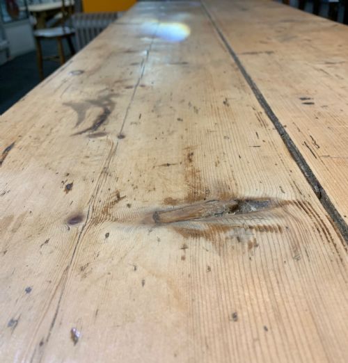 VICTORIAN PINE TABLE C1860 - ADDITIONAL PHOTO 2