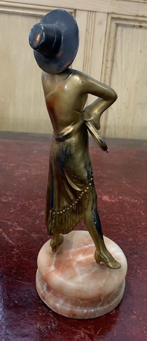 ART DECO JOSEF LORENZL ORIGINAL CASTING OF A SPANISH FLAMENCO DANCER C1930 - ADDITIONAL PHOTO 5