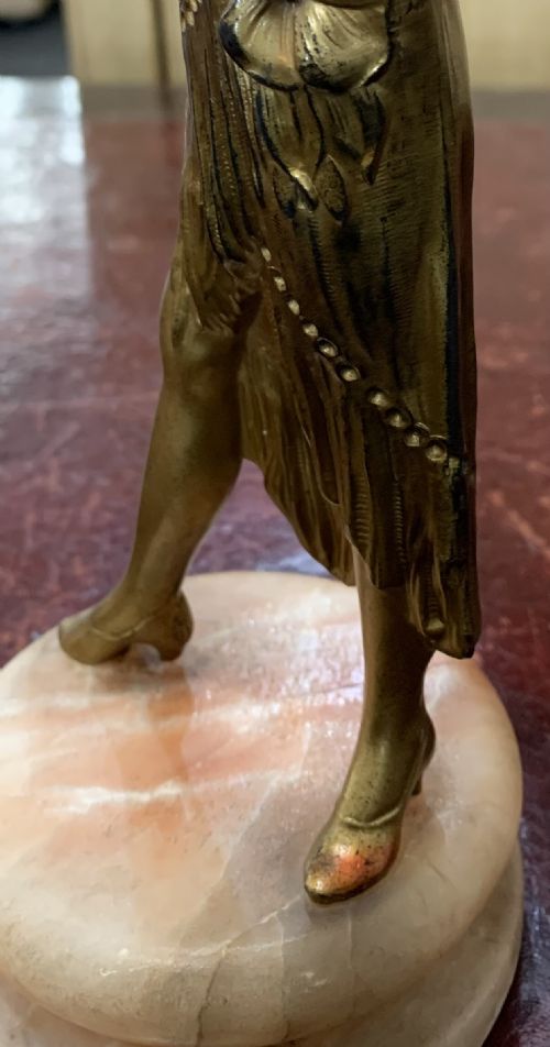 ART DECO JOSEF LORENZL ORIGINAL CASTING OF A SPANISH FLAMENCO DANCER C1930 - ADDITIONAL PHOTO 11