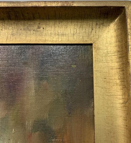 ART DECO FRENCH FEMALE NUDE OIL ON CANVAS C192030 - ADDITIONAL PHOTO 4