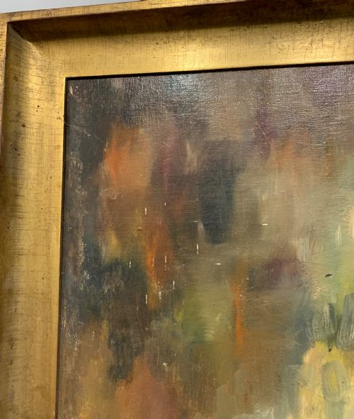ART DECO FRENCH FEMALE NUDE OIL ON CANVAS C192030 - ADDITIONAL PHOTO 7