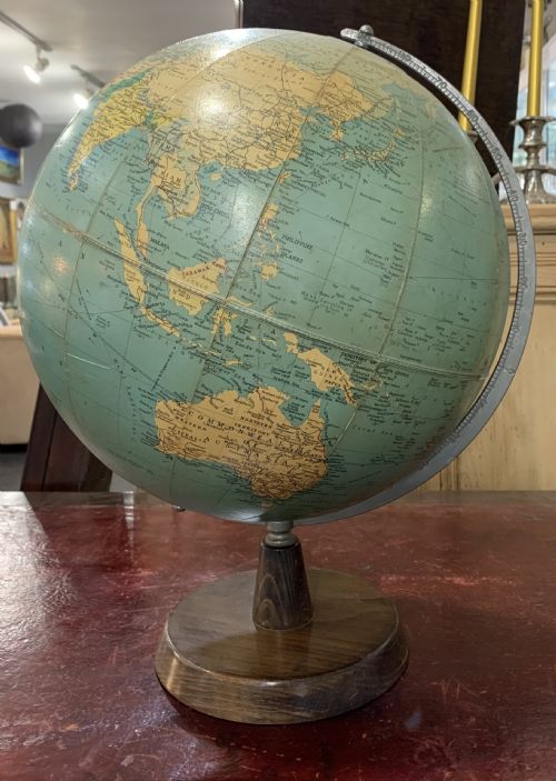art deco era philips' challenge world globe c1920s - CATEGORY: ANTIQUE MISCELLANEOUS - DATED 1920