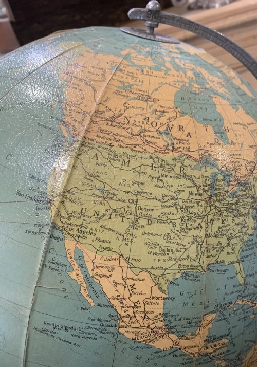 ART DECO ERA PHILIPS' CHALLENGE WORLD GLOBE C1920S - ADDITIONAL PHOTO 9