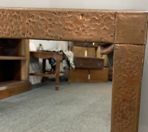 ARTS CRAFTS COPPER MIRROR C1910 - ADDITIONAL PHOTO 2