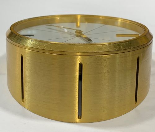 JAEGER LECOULTRE 8 DAY DESK CLOCK DATED 1950 - ADDITIONAL PHOTO 4