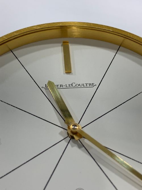 JAEGER LECOULTRE 8 DAY DESK CLOCK DATED 1950 - ADDITIONAL PHOTO 2