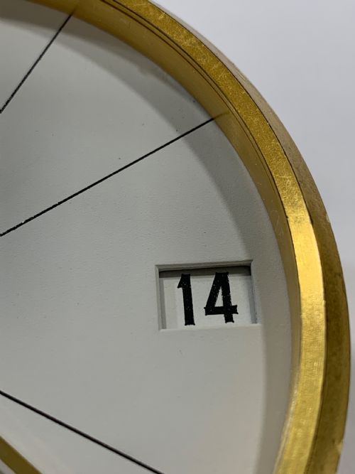 JAEGER LECOULTRE 8 DAY DESK CLOCK DATED 1950 - ADDITIONAL PHOTO 3