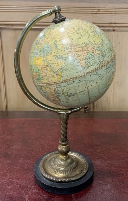 phillips world globe c1910 preireland partition 1921 - CATEGORY: ANTIQUE MISCELLANEOUS - DATED 1920