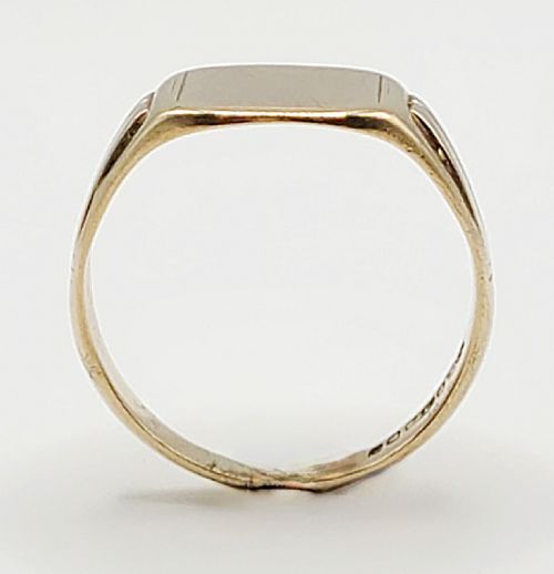 9CT GOLD SIGNET RING B195859 S - ADDITIONAL PHOTO 6