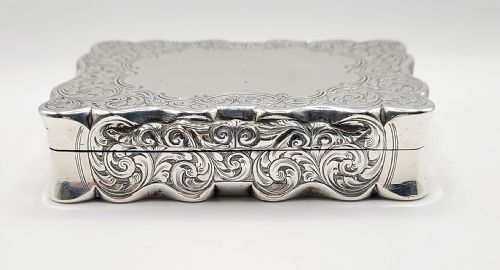 VICTORIAN SILVER TABLE SNUFF BOX BY DAVID PETTIFER - ADDITIONAL PHOTO 1