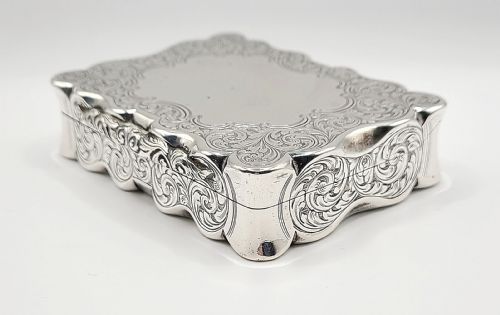 VICTORIAN SILVER TABLE SNUFF BOX BY DAVID PETTIFER - ADDITIONAL PHOTO 2