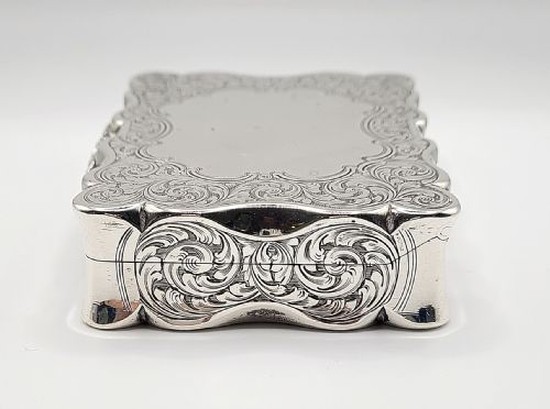 VICTORIAN SILVER TABLE SNUFF BOX BY DAVID PETTIFER - ADDITIONAL PHOTO 3