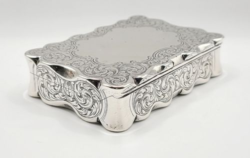 VICTORIAN SILVER TABLE SNUFF BOX BY DAVID PETTIFER - ADDITIONAL PHOTO 4