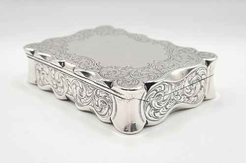 VICTORIAN SILVER TABLE SNUFF BOX BY DAVID PETTIFER - ADDITIONAL PHOTO 6