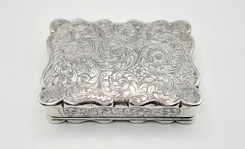 VICTORIAN SILVER TABLE SNUFF BOX BY DAVID PETTIFER - ADDITIONAL PHOTO 8