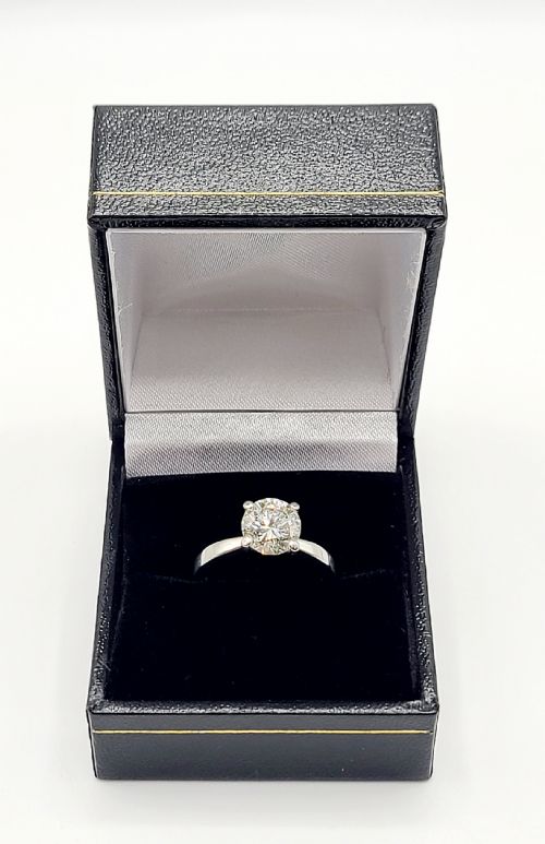 DIAMOND SOLITAIRE 209CT PLATINUM RING VALUATION 20000 - ADDITIONAL PHOTO 1