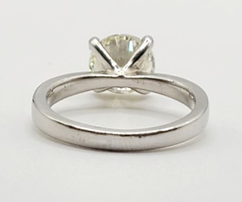 DIAMOND SOLITAIRE 209CT PLATINUM RING VALUATION 20000 - ADDITIONAL PHOTO 4