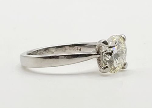 DIAMOND SOLITAIRE 209CT PLATINUM RING VALUATION 20000 - ADDITIONAL PHOTO 6