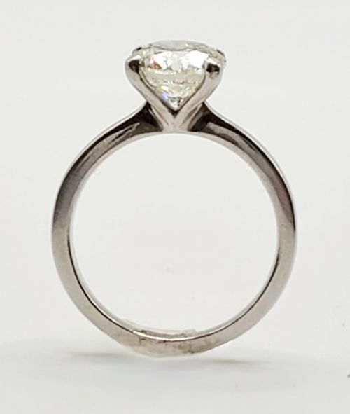 DIAMOND SOLITAIRE 209CT PLATINUM RING VALUATION 20000 - ADDITIONAL PHOTO 7