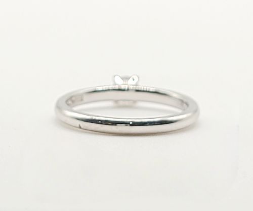 DIAMOND SOLITAIRE WITH SOLID PLATINUM BAND SIZE M12 - ADDITIONAL PHOTO 5