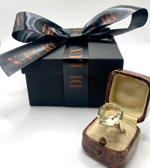 STRIKING VICTORIAN ANTIQUE CITRINE SOLITAIRE 9CT GOLD RING APPROX 20CT SIZE N - ADDITIONAL PHOTO 3