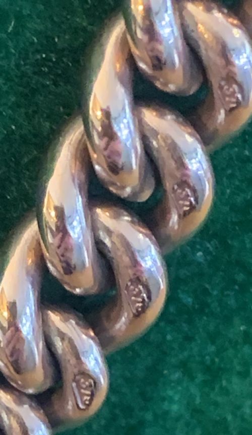 ANTIQUE ROSE GOLD ALBERT CHAIN TBAR - ADDITIONAL PHOTO 2