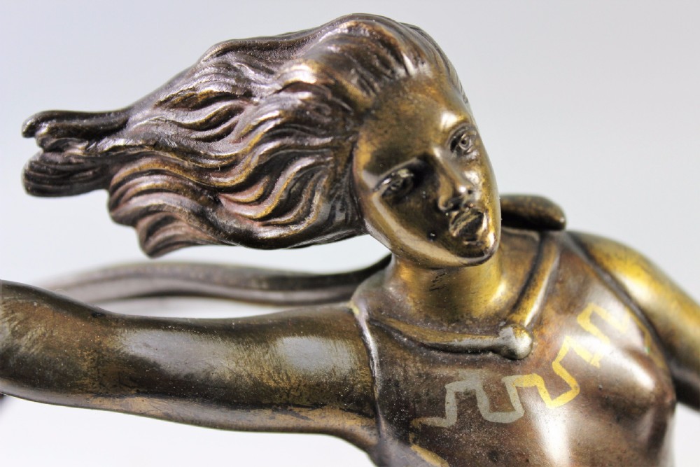 French Art Deco Amazonian/ Valkyrie Sculpture c.1920s View II