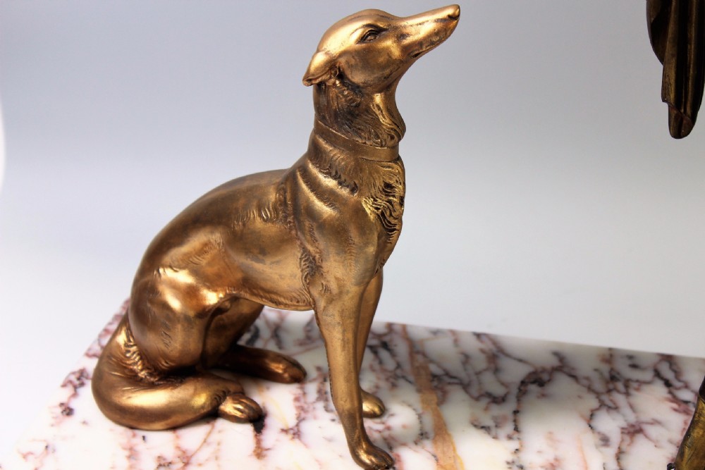 Original French Art Deco Figural Group by Menneville c.1920-30 View III