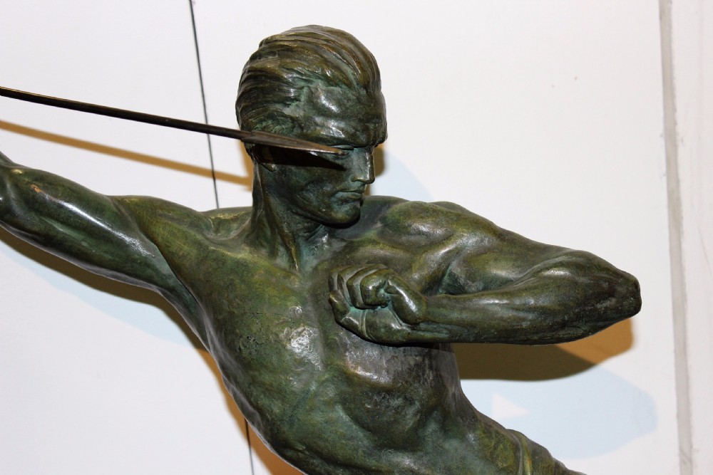 Very Large French Art Deco Javelin Thrower by Roncourt c.1920-30 View II