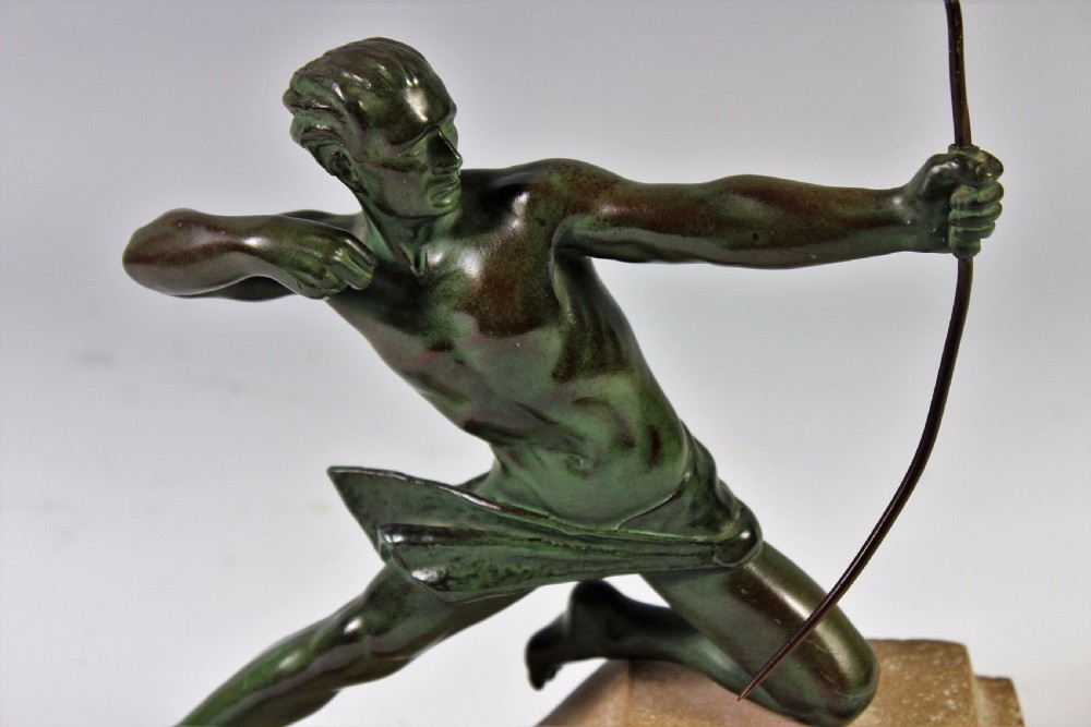 French Art Deco Archer by Max Le Verrier c1920-30 View II
