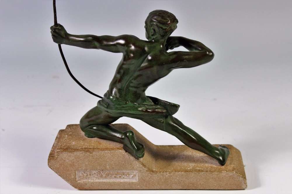 French Art Deco Archer by Max Le Verrier c1920-30 View III