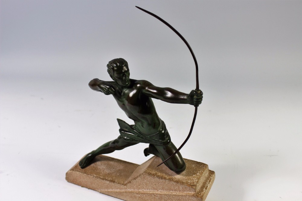 French Art Deco Archer by Max Le Verrier c1920-30 View IV