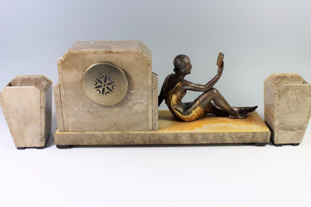 Chiparus, French Art Deco Clock 