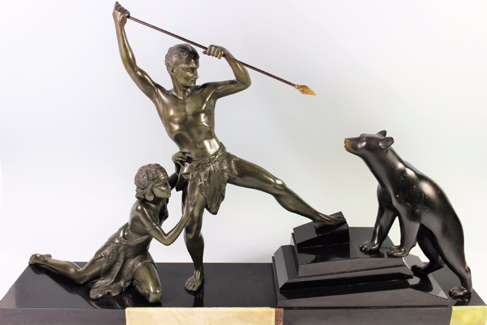 Uriano, French Art Deco Figural Sculpture c.1920-30