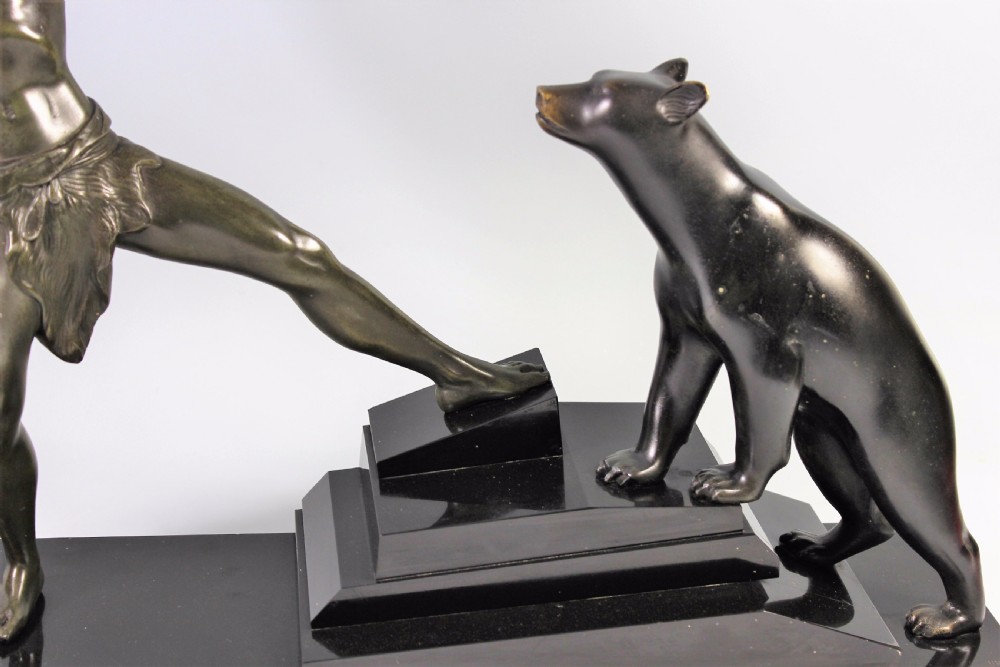 Uriano, French Art Deco Figural Sculpture c.1920-30 View IV