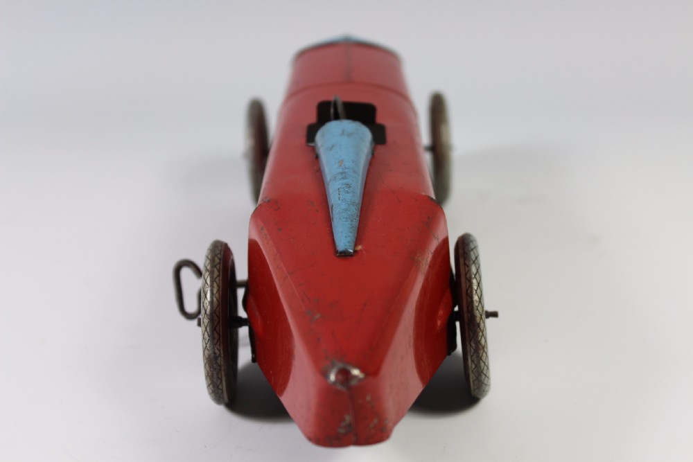 Early Art Deco Tin Plate Racing Car c1930s View IV